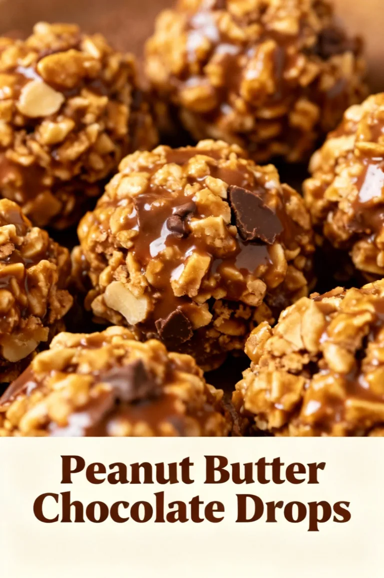 Peanut Butter Chocolate Drops