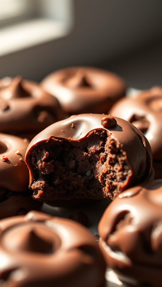 Chocolate Ganache Cookie Bites