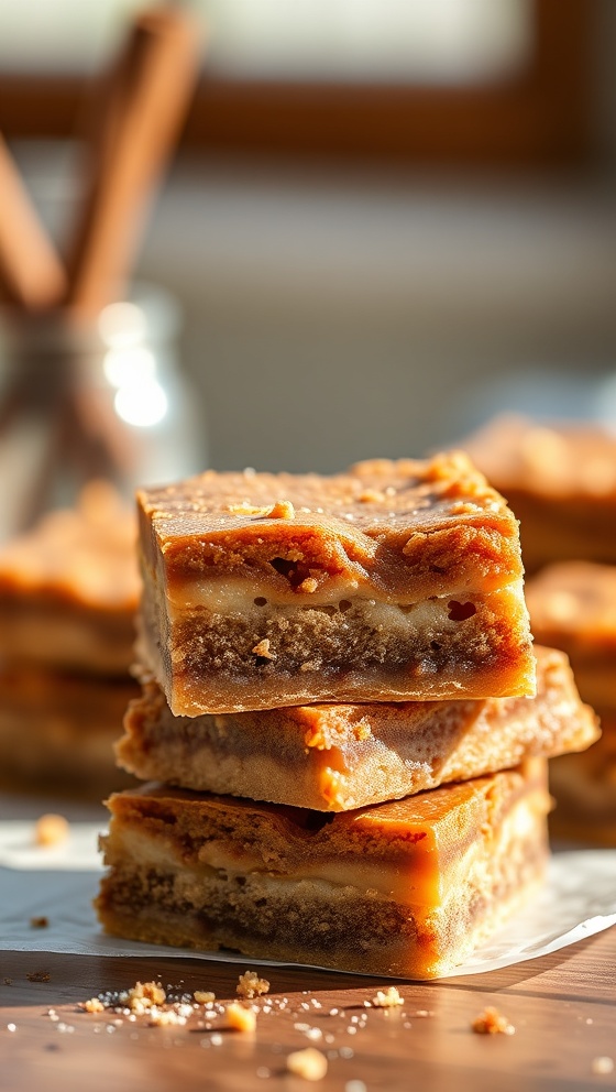 Cinnamon Graham Toffee Bars