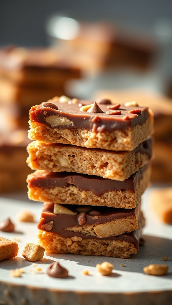 Easy PB Cracker Candy Treat