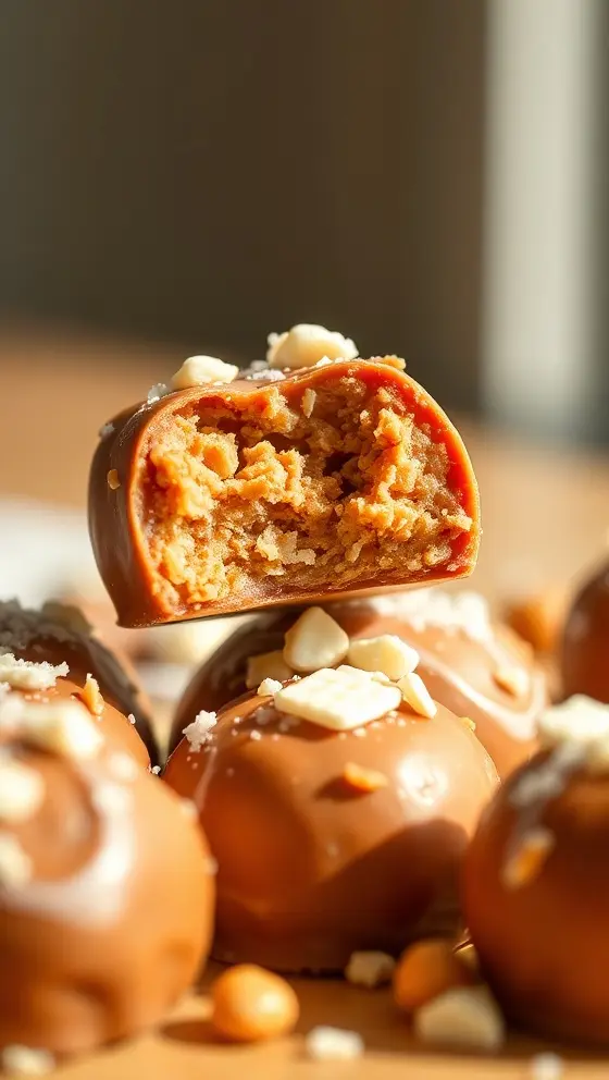 Salty Peanut Butter Toffee Bites