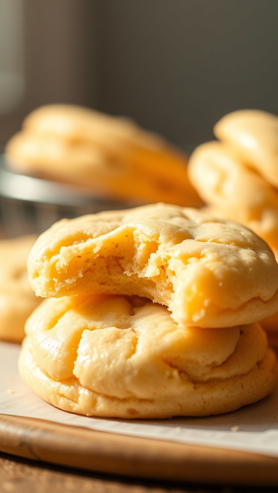 Soft Gooey Vanilla Cookies