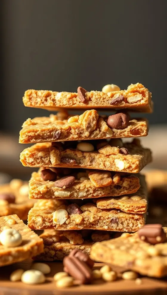 Sweet and Crunchy PB Cracker Bark