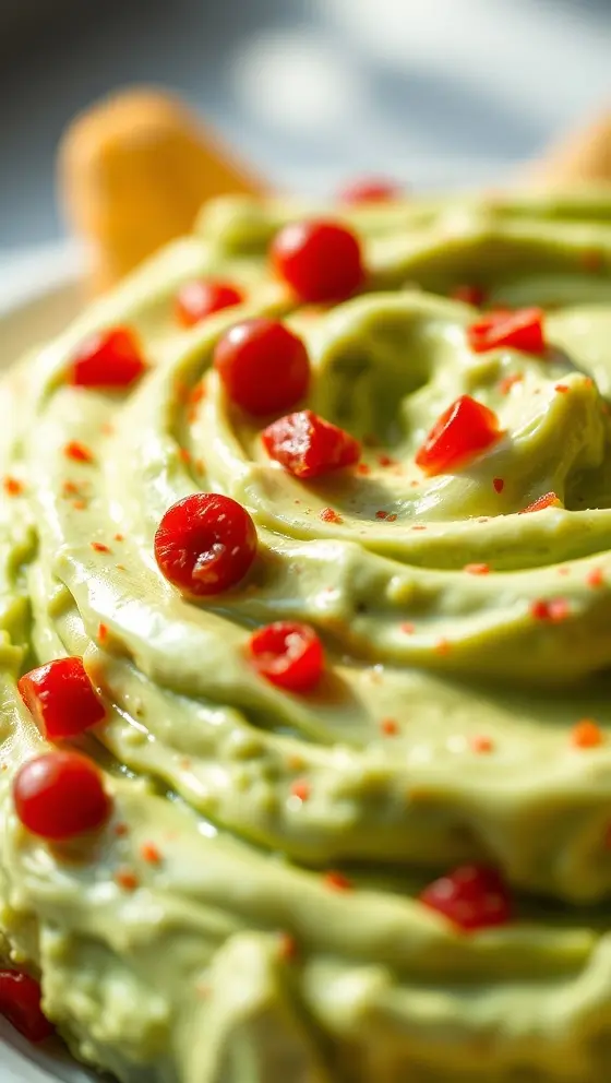 Festive Grinch Cream Dip