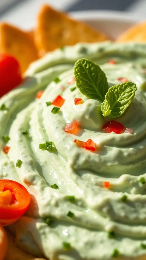 Grinchy Mint Party Dip