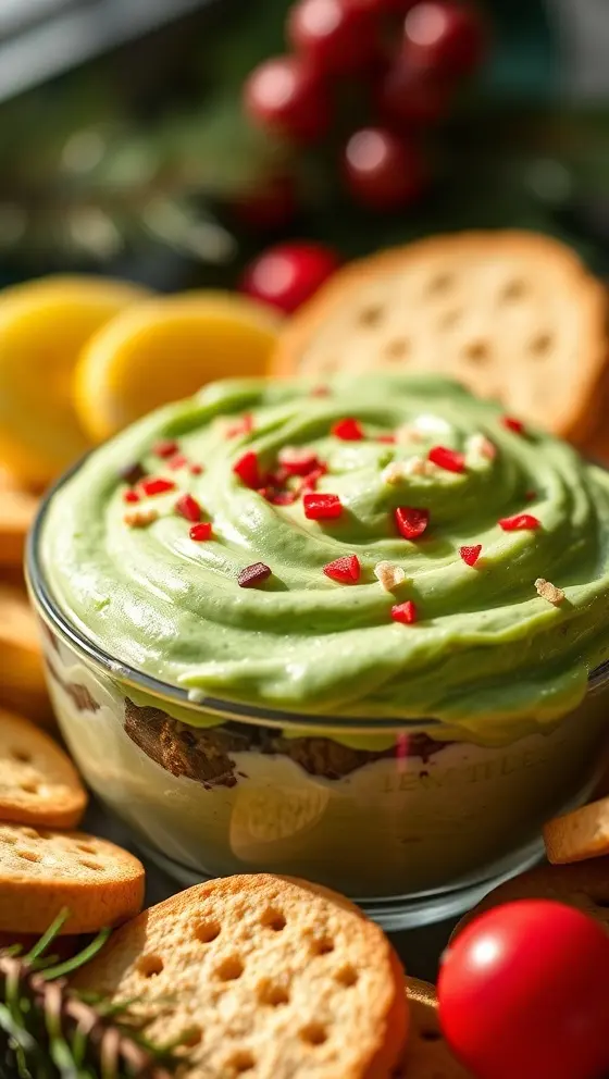 Holiday Green Sweet Dip