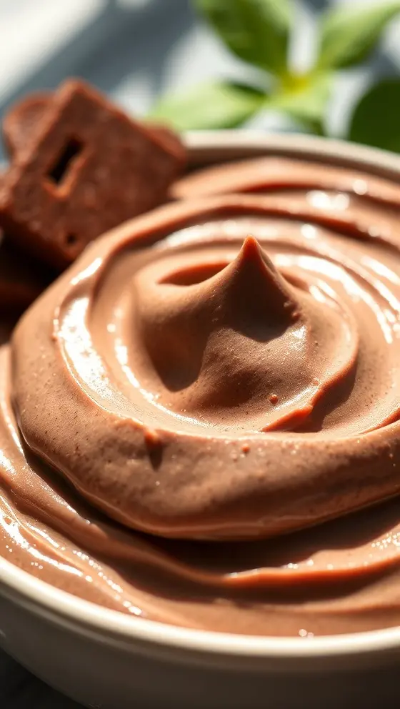 Silky Cocoa Cream Dip