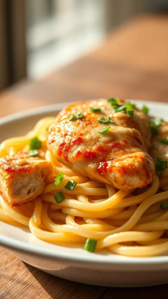 Chicken with Buttered Noodles