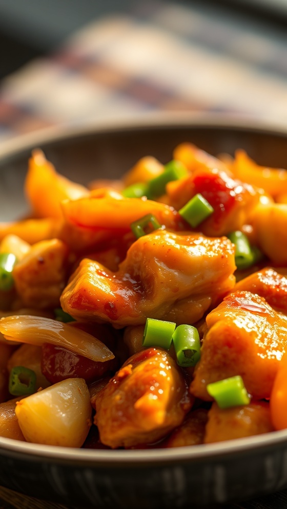 Honey Garlic Chicken Stir Fry