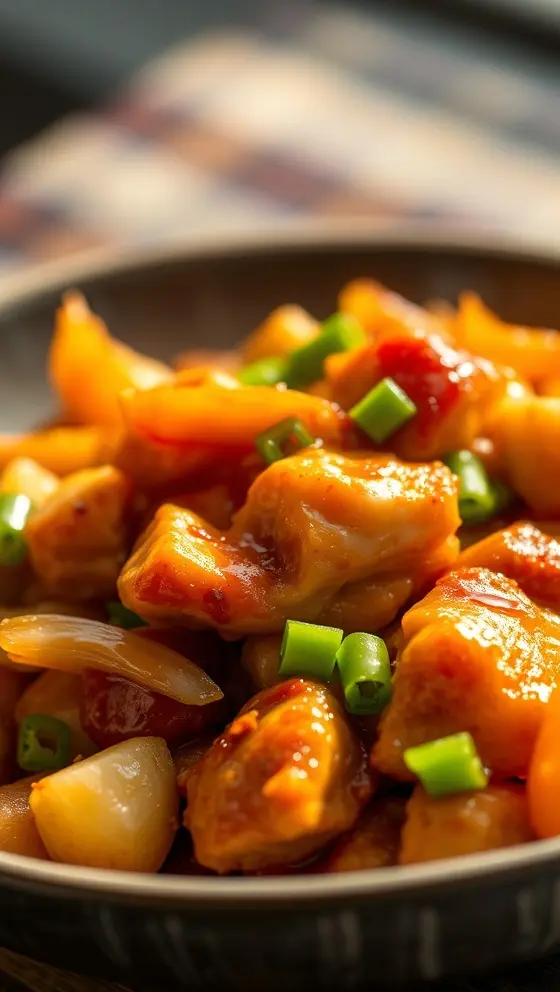 Honey Garlic Chicken Stir Fry