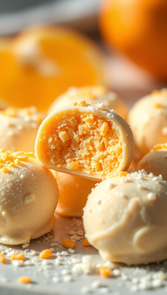 Orange Creamsicle Truffles