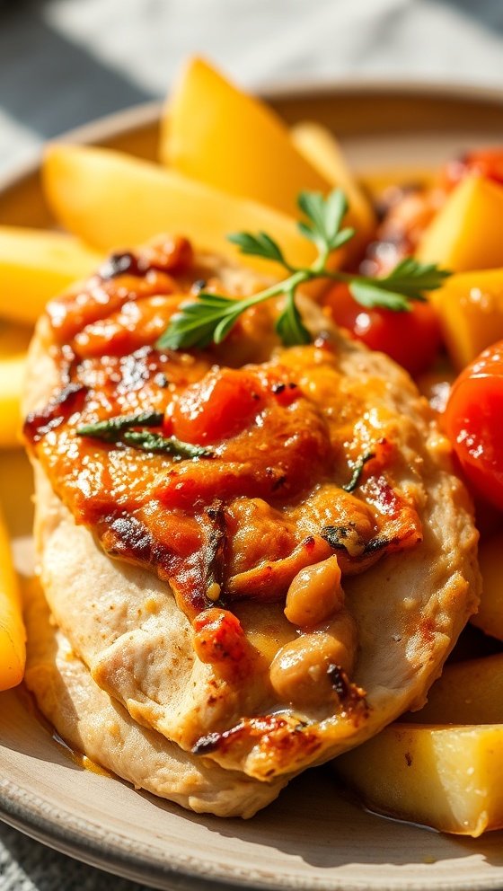 Poulet à Italienne et Pommes de Terre