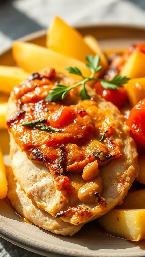 Poulet à Italienne et Pommes de Terre