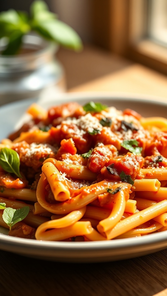 Slow Cooker Baked Ziti