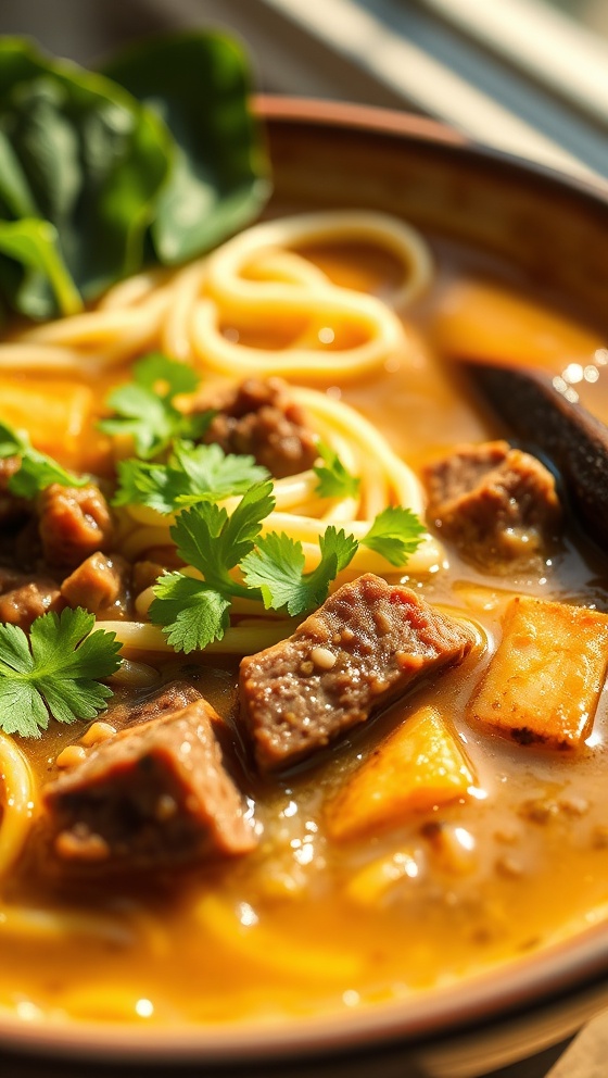 Slow Cooker Beef Ramen