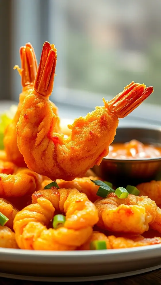 Hot Honey Fried Shrimp